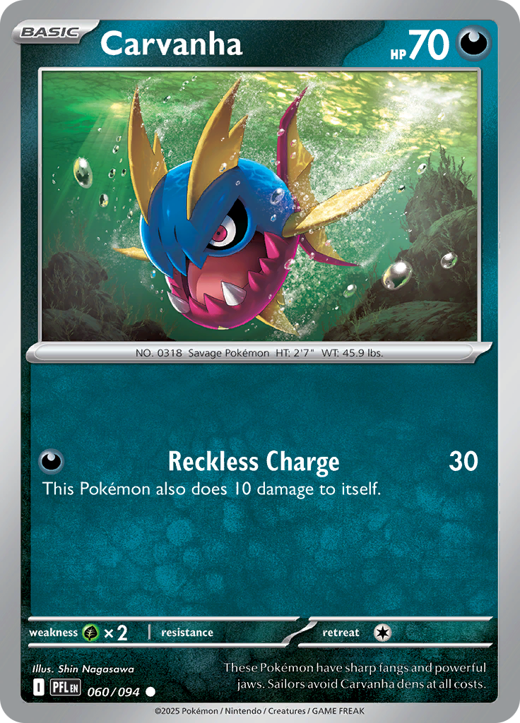 Carvanha (Reverse Holo)