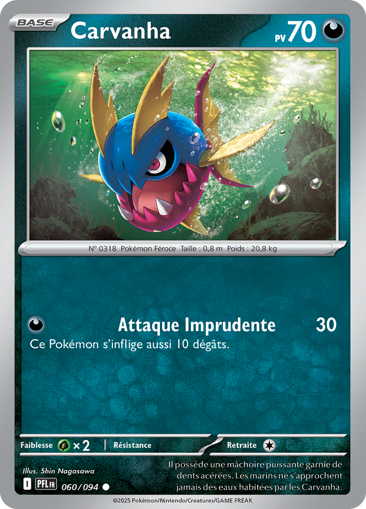 Carvanha (Reverse Holo)
