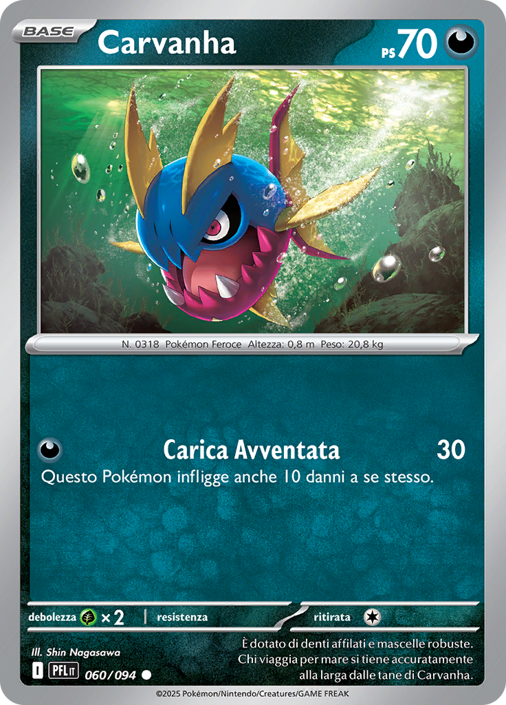 Carvanha (Reverse Holo)