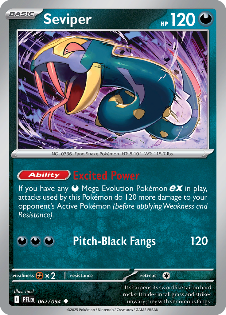 Seviper (Reverse Holo)