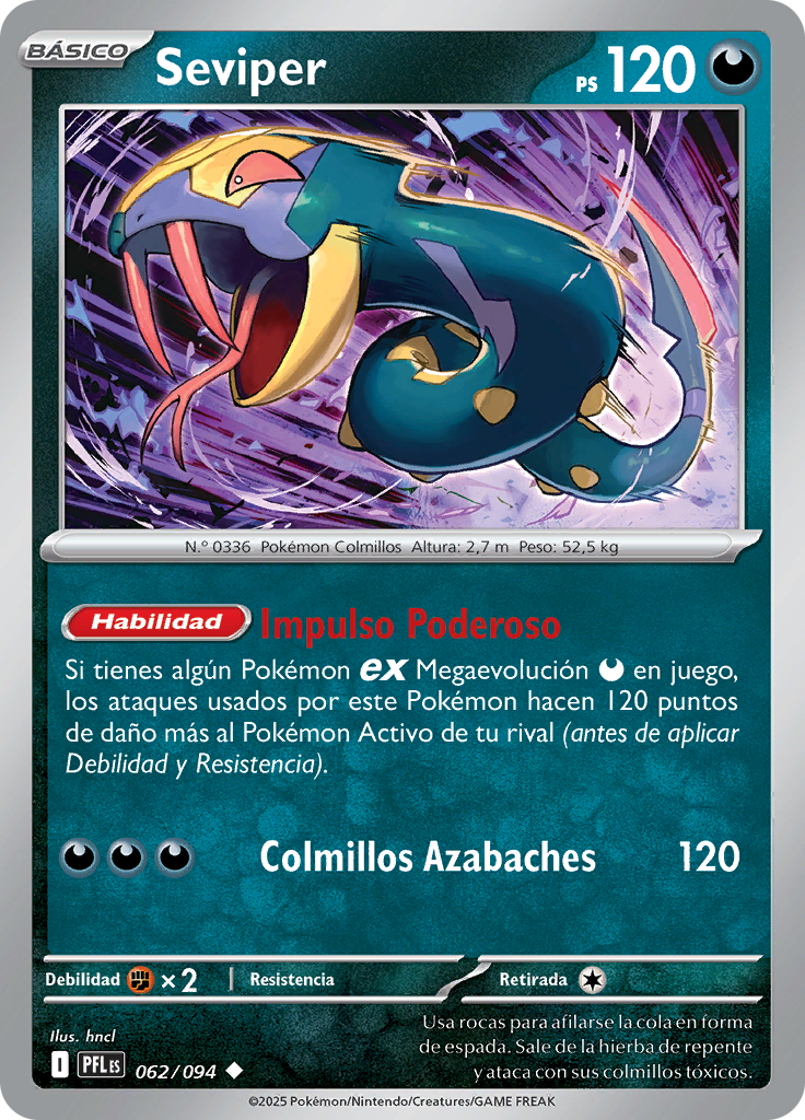 Seviper (Reverse Holo)