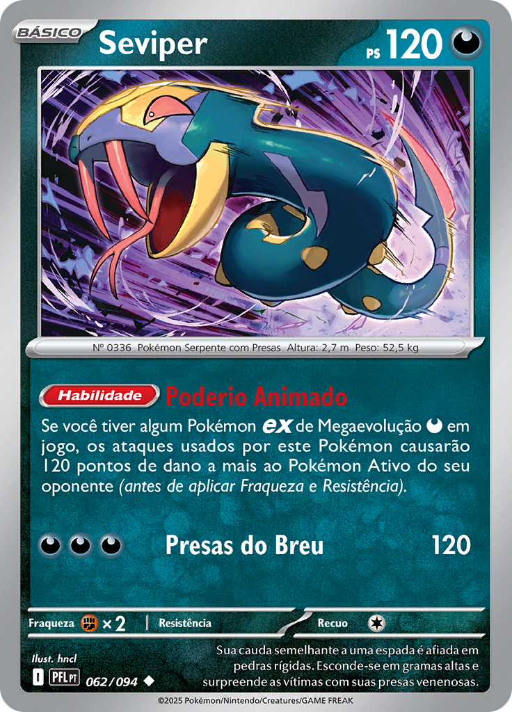 Seviper (Reverse Holo)
