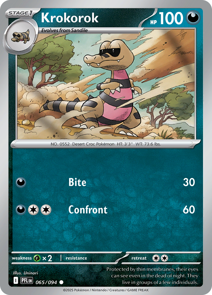 Krokorok (Reverse Holo)