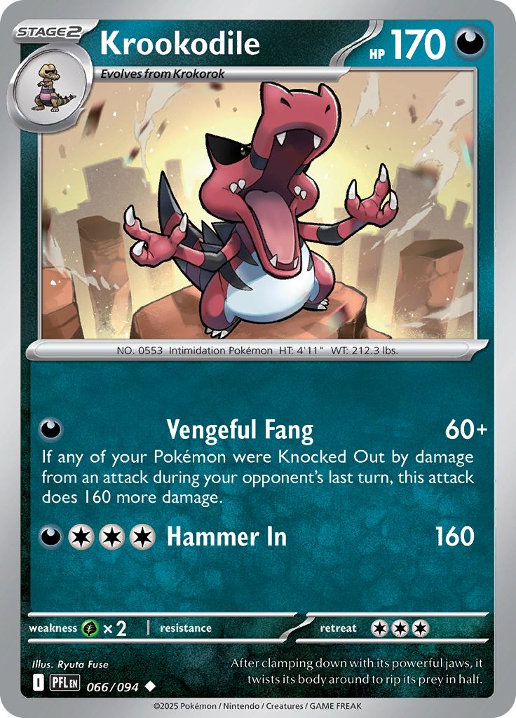 Krookodile (Reverse Holo)