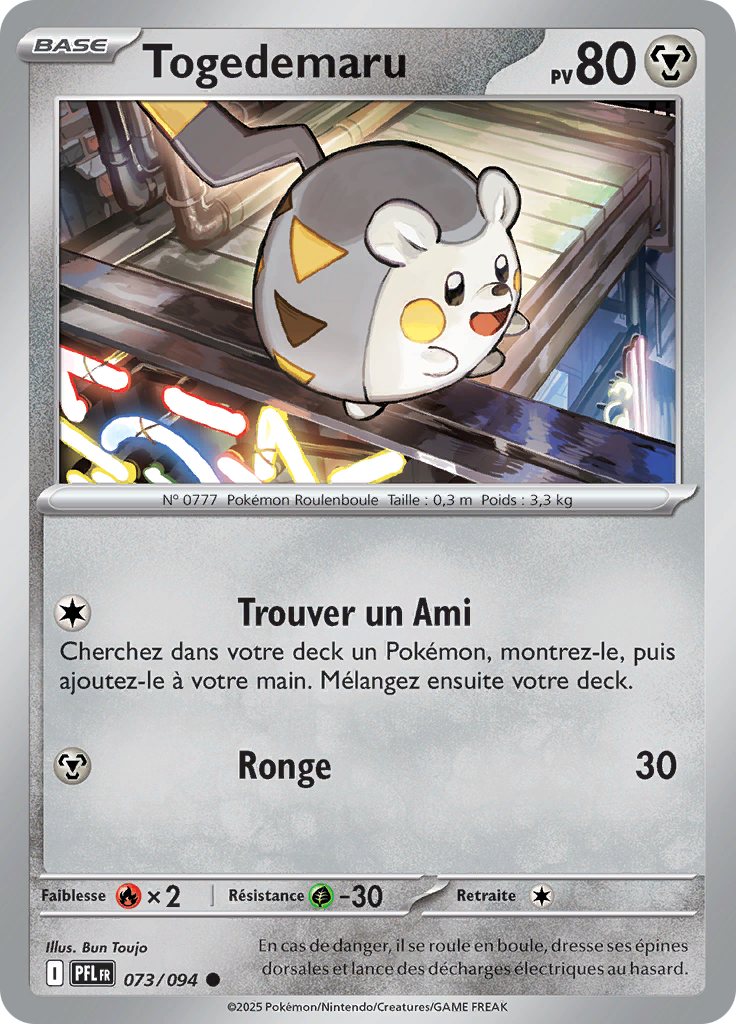 Togedemaru (Reverse Holo)