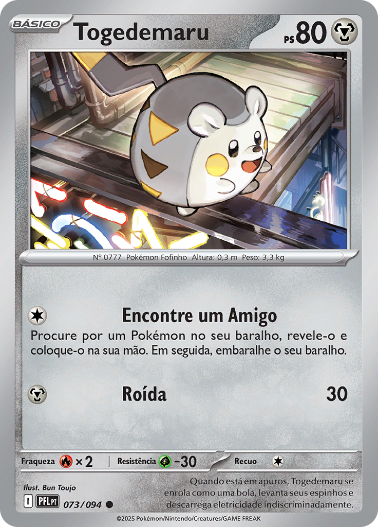 Togedemaru (Reverse Holo)