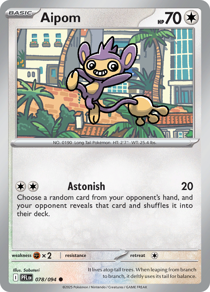 Aipom (Reverse Holo)