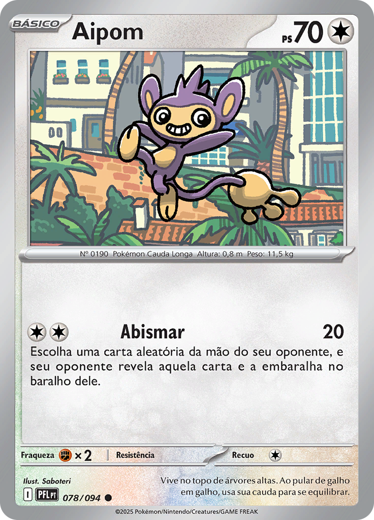 Aipom (Reverse Holo)