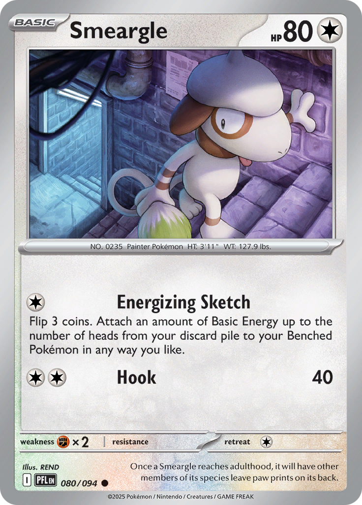 Smeargle (Reverse Holo)