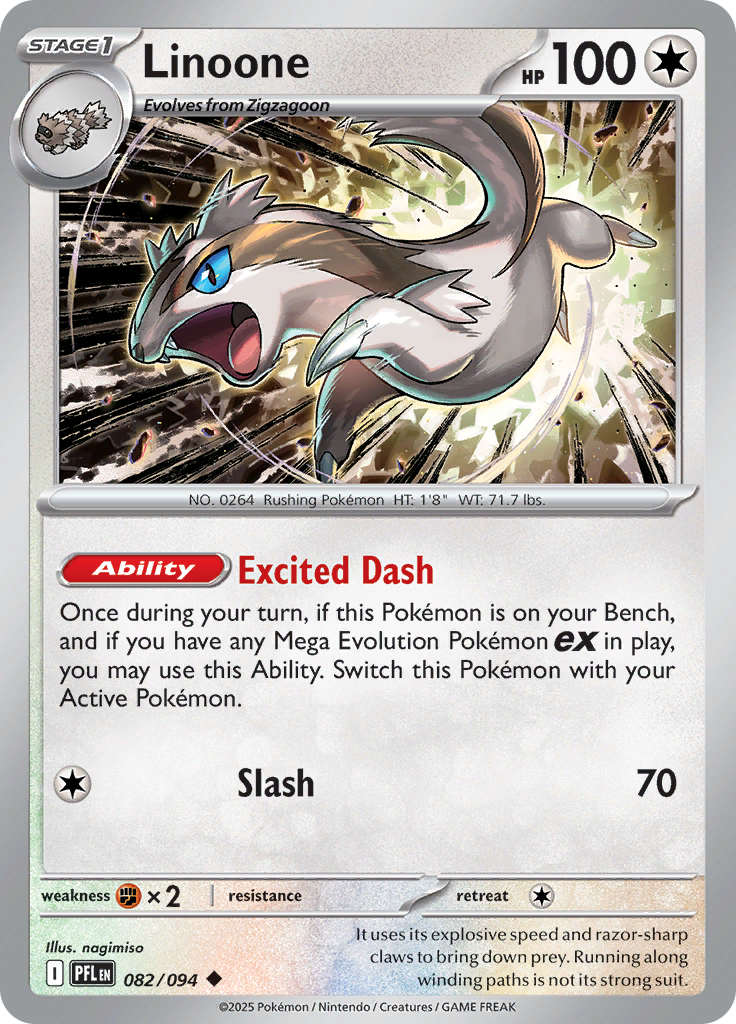 Linoone (Reverse Holo)