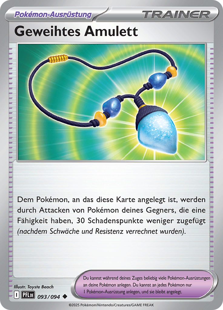 Geweihtes Amulett (Reverse Holo)