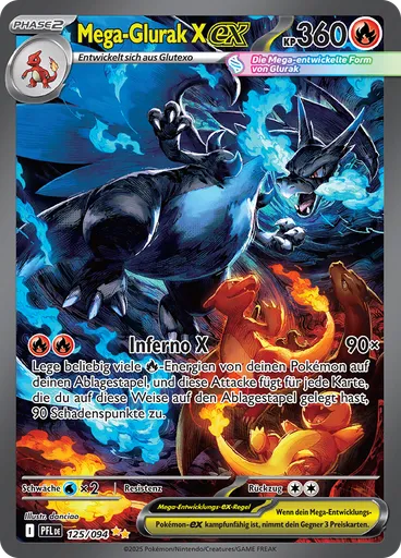 Mega-Glurak X-ex — Fatale Flammen