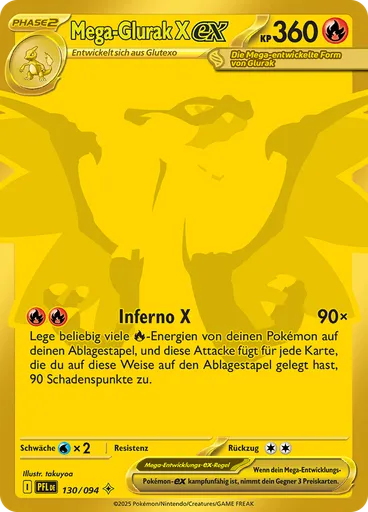 Mega-Glurak X-ex — Fatale Flammen