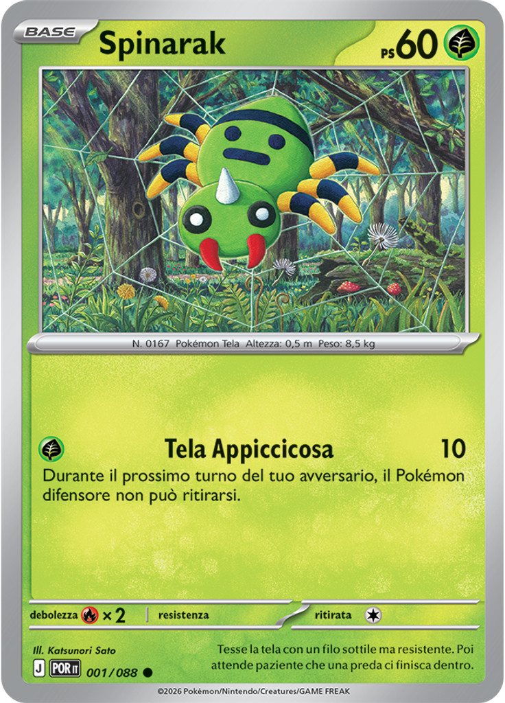 Spinarak (Reverse Holo)