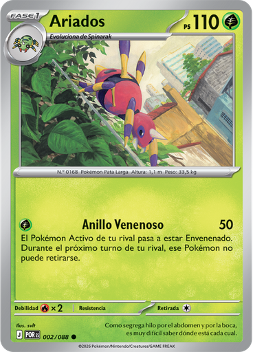 Ariados (Reverse Holo)