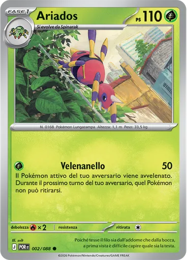 Ariados (Reverse Holo)