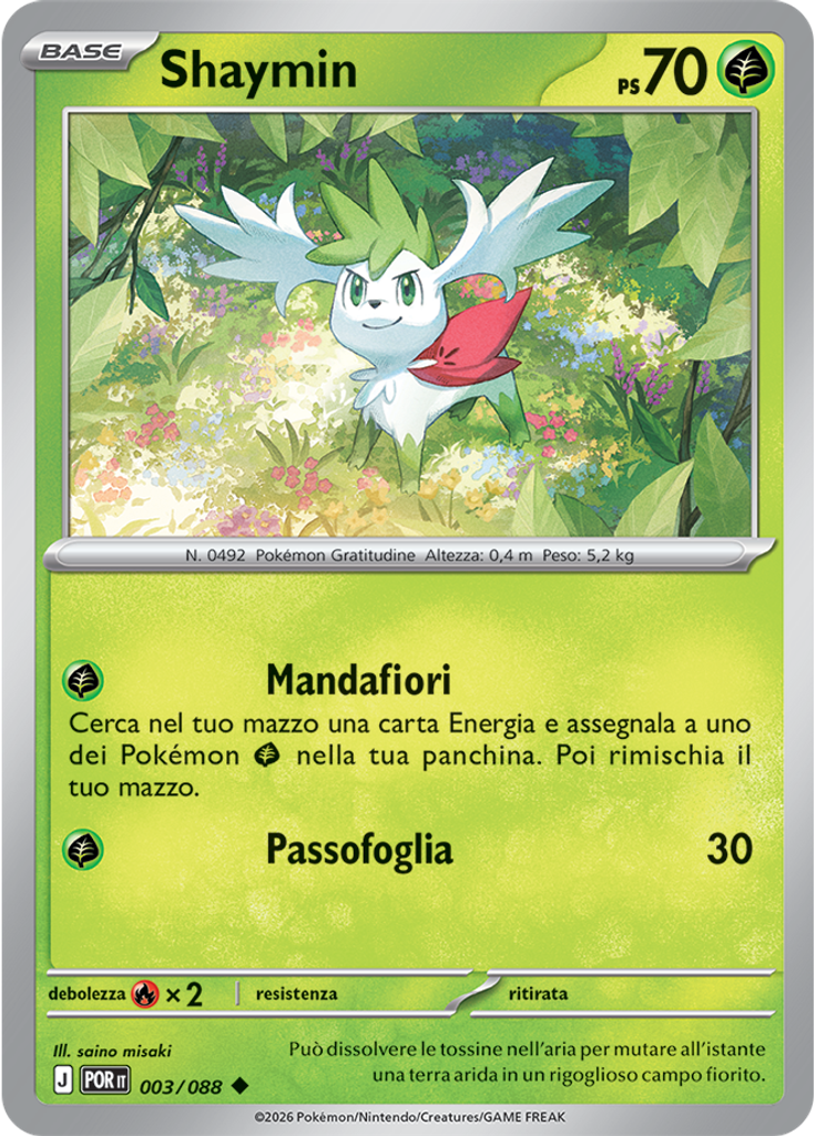 Shaymin (Reverse Holo)