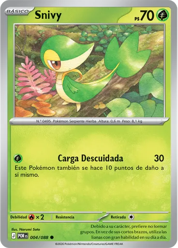 Snivy (Reverse Holo)