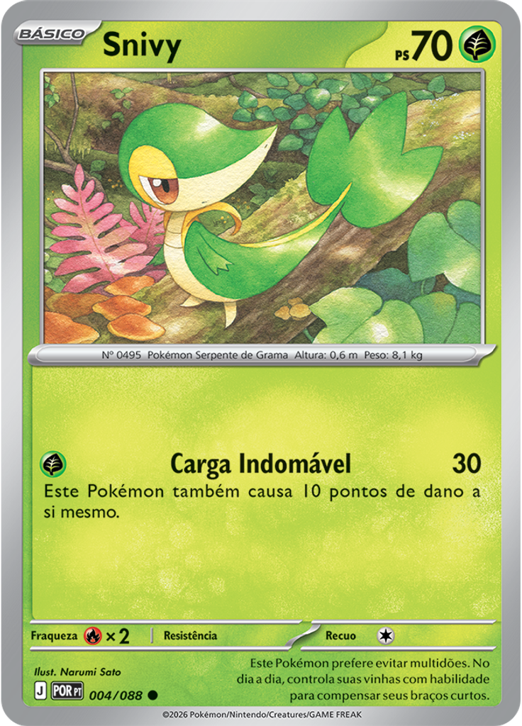 Snivy (Reverse Holo)