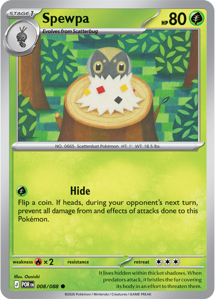 Spewpa (Reverse Holo)