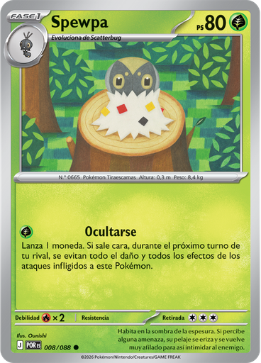 Spewpa (Reverse Holo)