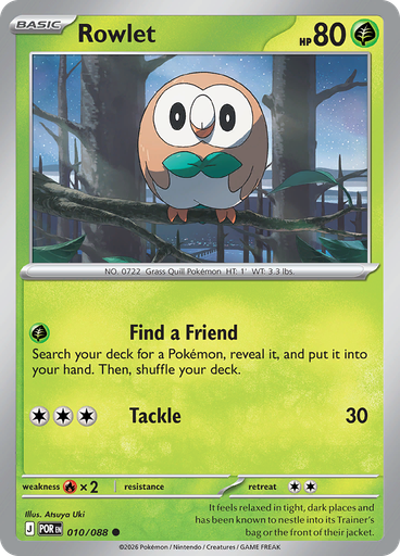 Rowlet (Reverse Holo)