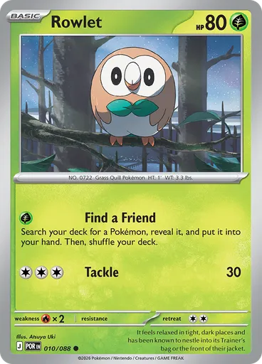 Rowlet (Reverse Holo)