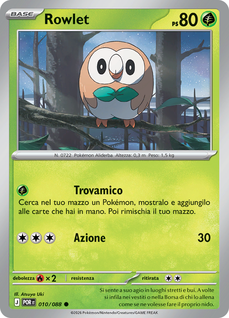 Rowlet (Reverse Holo)