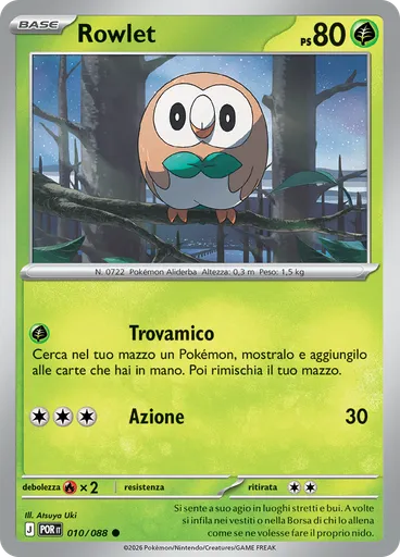 Rowlet (Reverse Holo)