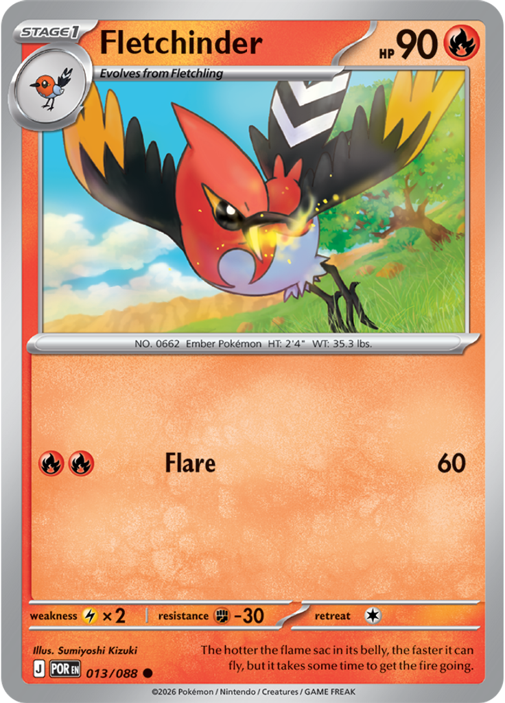 Fletchinder (Reverse Holo)