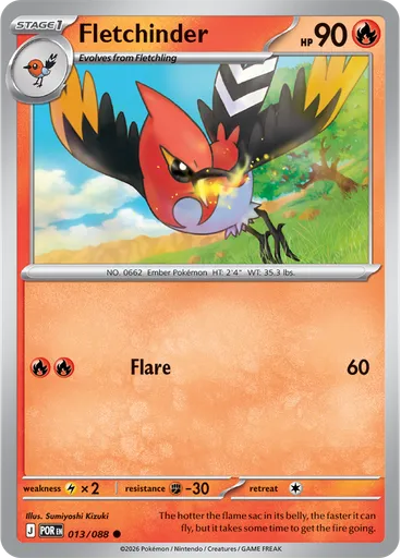 Fletchinder (Reverse Holo)