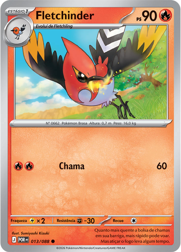Fletchinder (Reverse Holo)