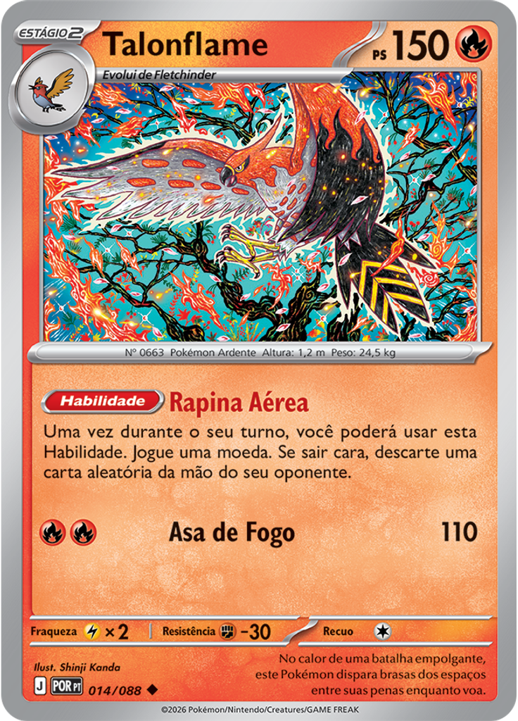 Talonflame (Reverse Holo)