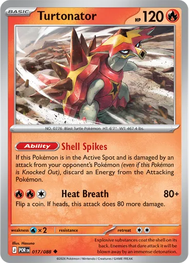 Turtonator (Reverse Holo)