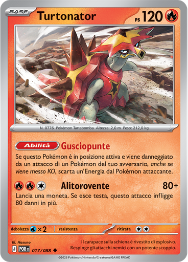 Turtonator (Reverse Holo)