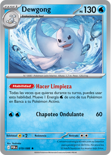 Dewgong (Reverse Holo)
