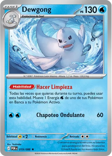 Dewgong (Reverse Holo)