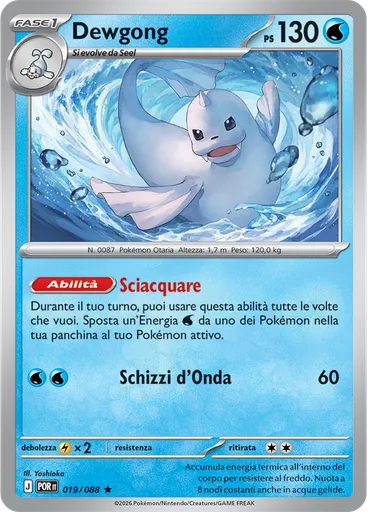 Dewgong (Reverse Holo)