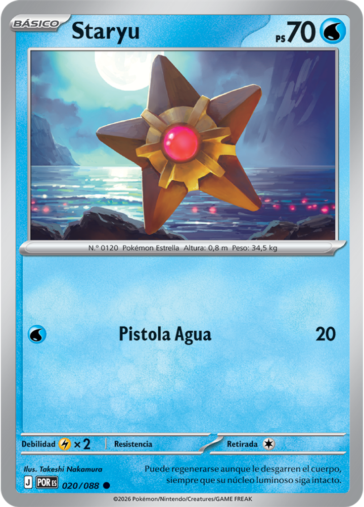 Staryu (Reverse Holo)