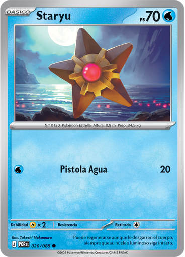 Staryu (Reverse Holo)