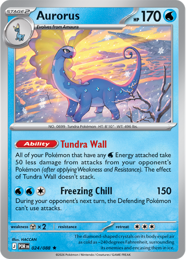 Aurorus (Reverse Holo)