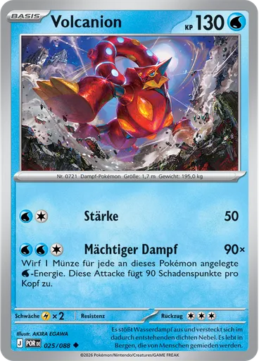 Volcanion (Reverse Holo)