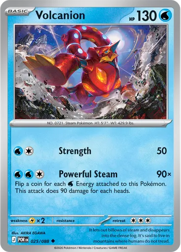 Volcanion (Reverse Holo)