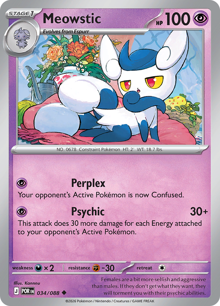 Meowstic (Reverse Holo)