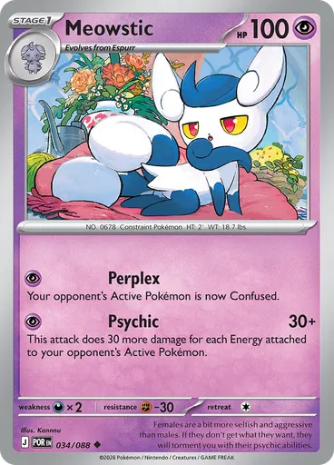 Meowstic (Reverse Holo)
