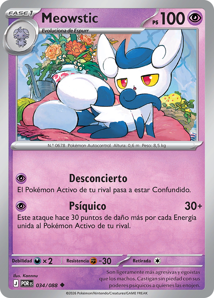 Meowstic (Reverse Holo)