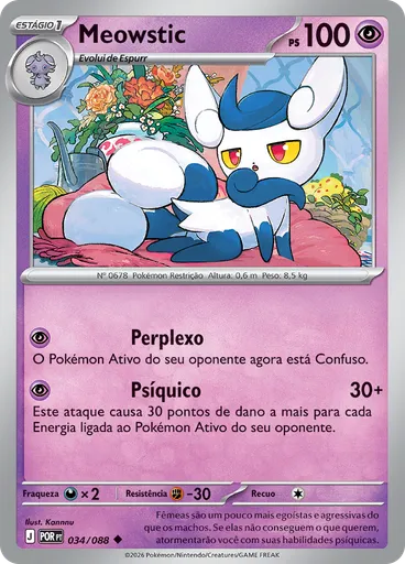 Meowstic (Reverse Holo)