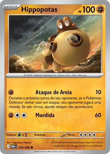 Hippopotas (Reverse Holo)