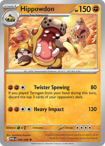 Hippowdon (Reverse Holo)