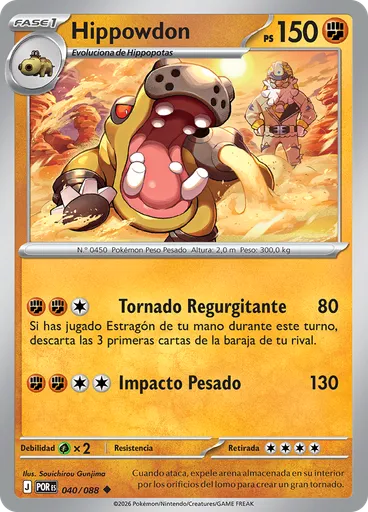 Hippowdon (Reverse Holo)